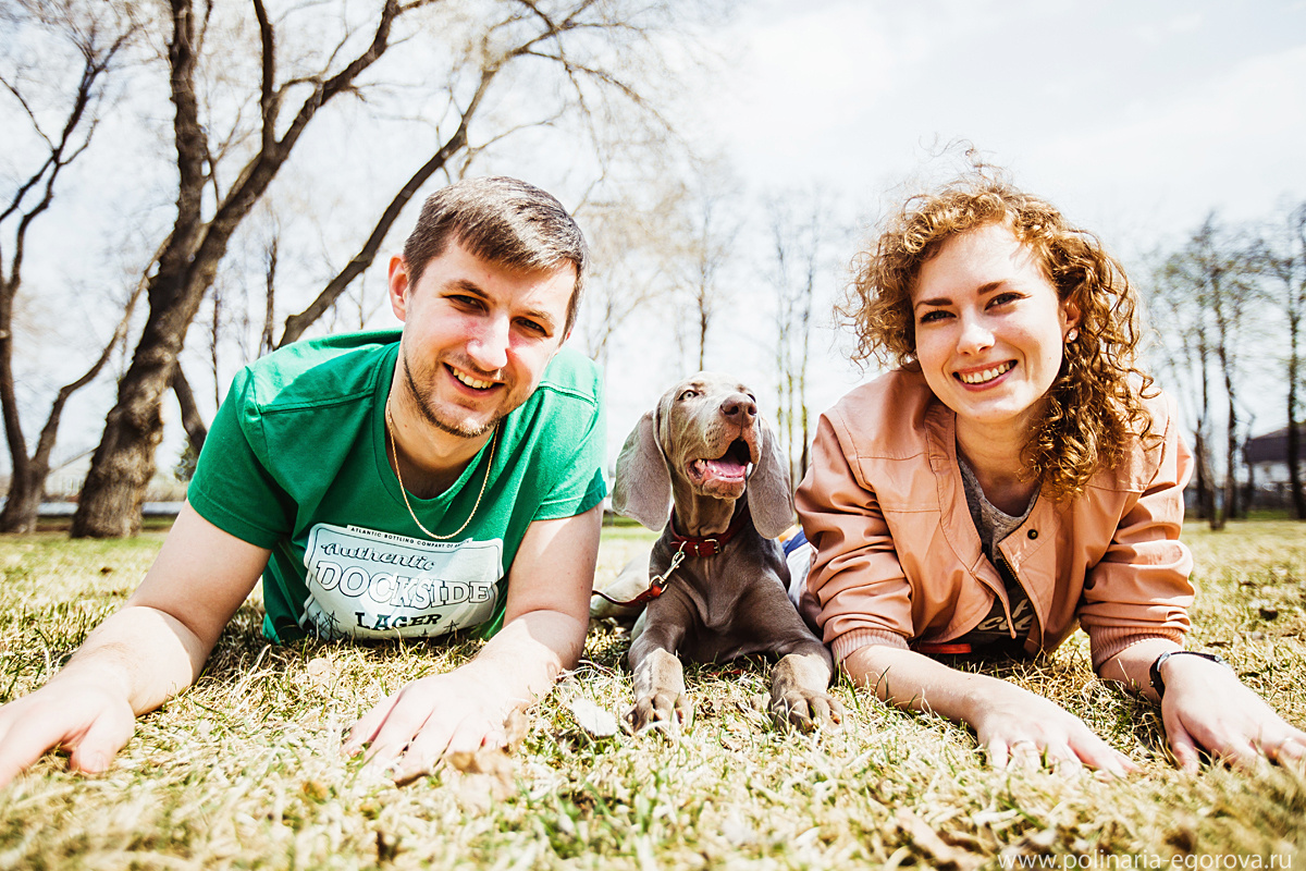 Макс, Оля и Тоби. Фотограф Полина Егорова город Тюмень