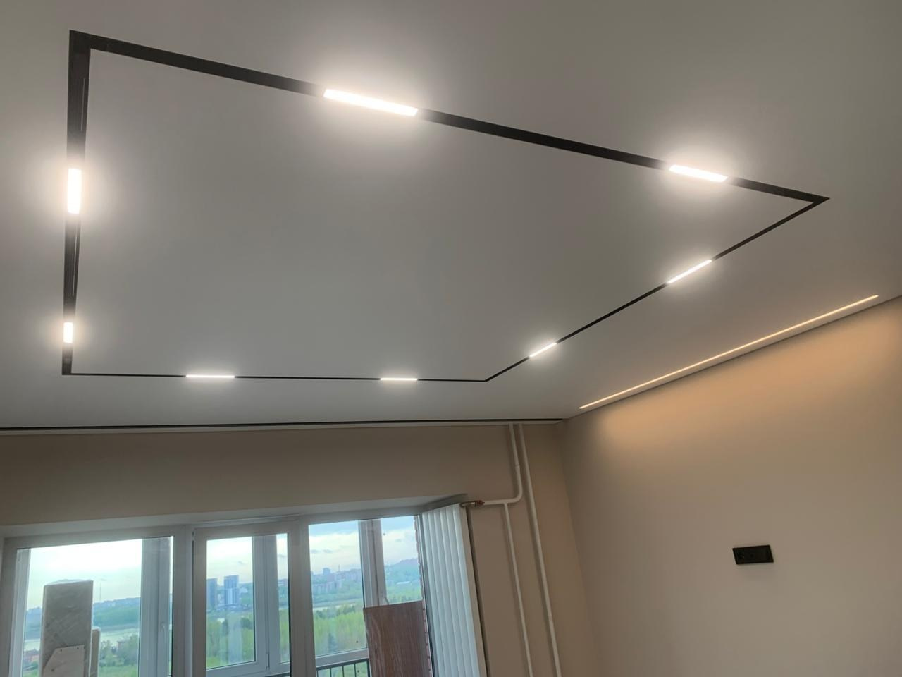 Наши работы. IK-Comfort — Натяжные потолки, двери и окна в Анжеро-Судженске