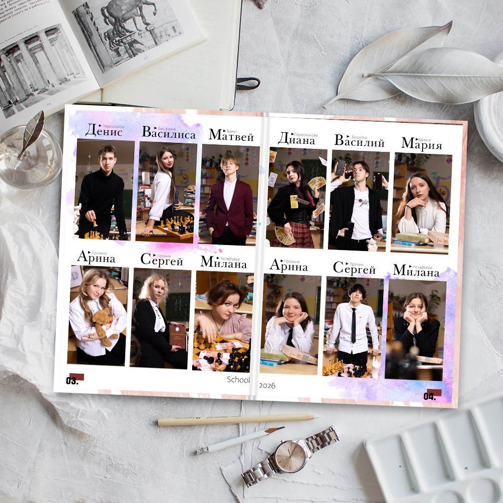 Выпускные альбомы школа 9 11 класс классик   заказать Иванов Ярославль Кострома Владимир. Выпускные альбомы в Иваново в детский сад и школу. Александр и Светлана Янкины