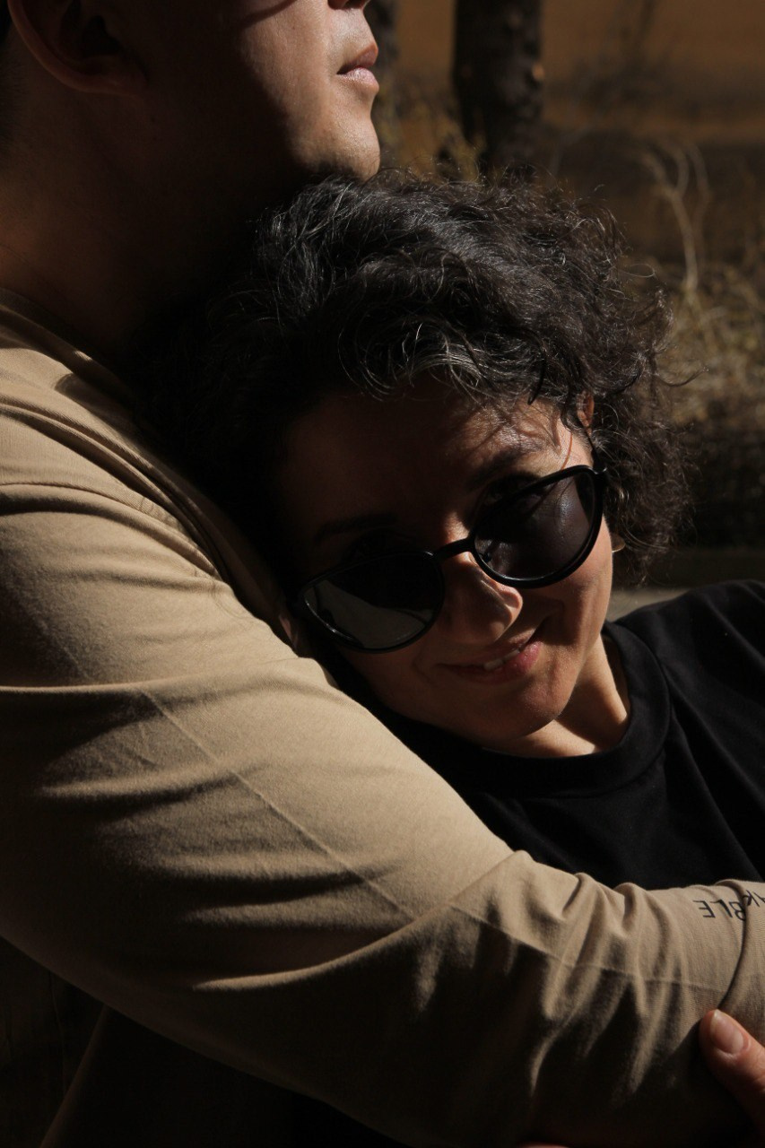 съемка на улице пары портрет