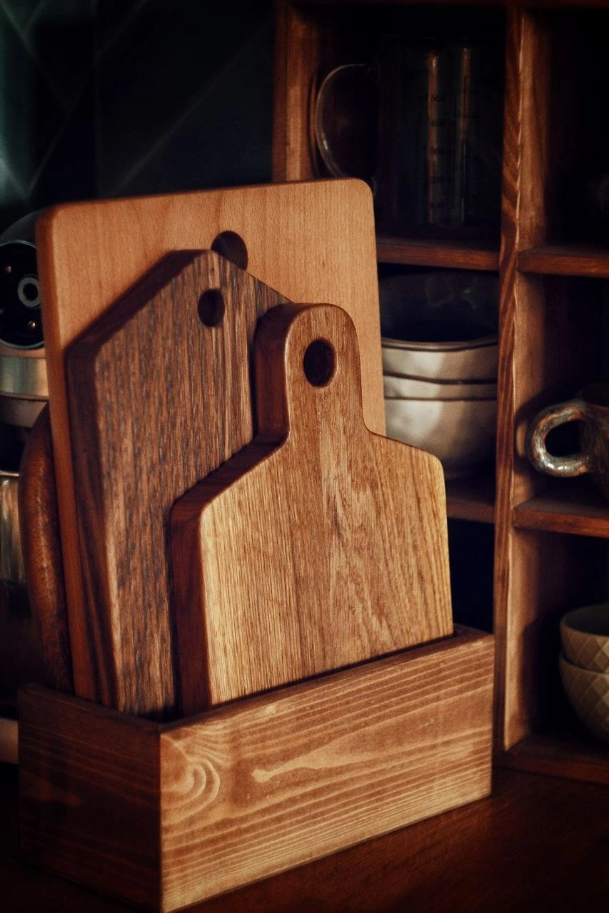 Домик для чашек. Разделочные доски и деревянная мебель на заказ