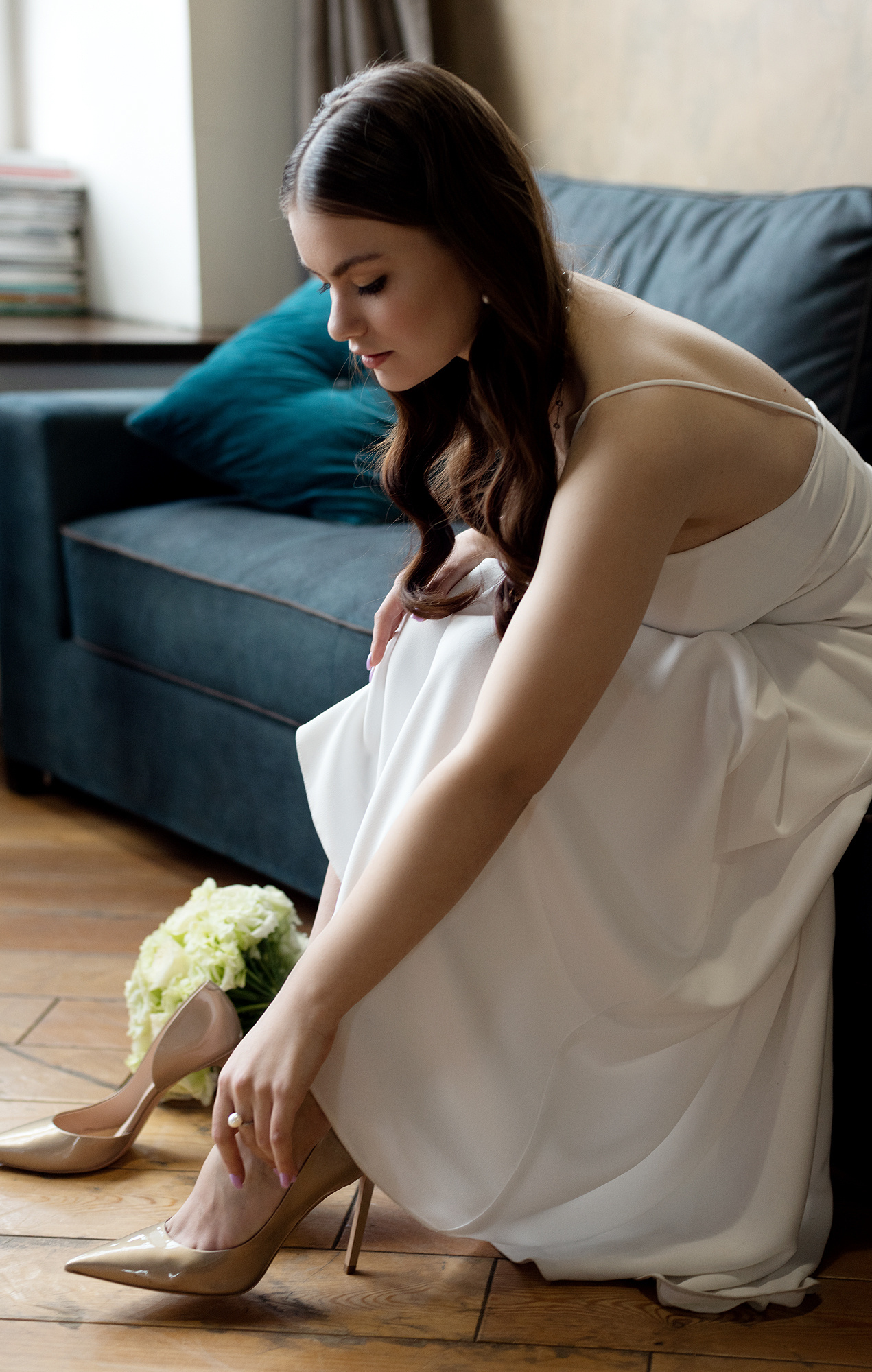 Портретная фотосессия невесты. Портретный фотограф Белград Матвей Кармаков