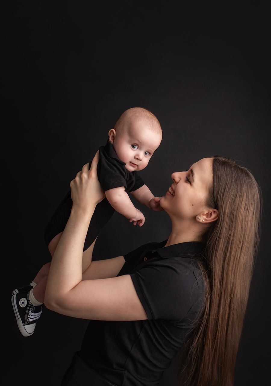 Малыши 2-4мес (не сидят). Семейный, детский фотограф в Москве Дегтярева Анастасия