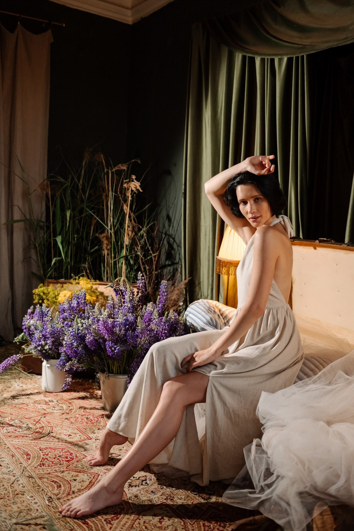 Индивидуальная. С люпинами. Свадебный и сеейный фотограф в Санкт-Петербурге Елена Худякова