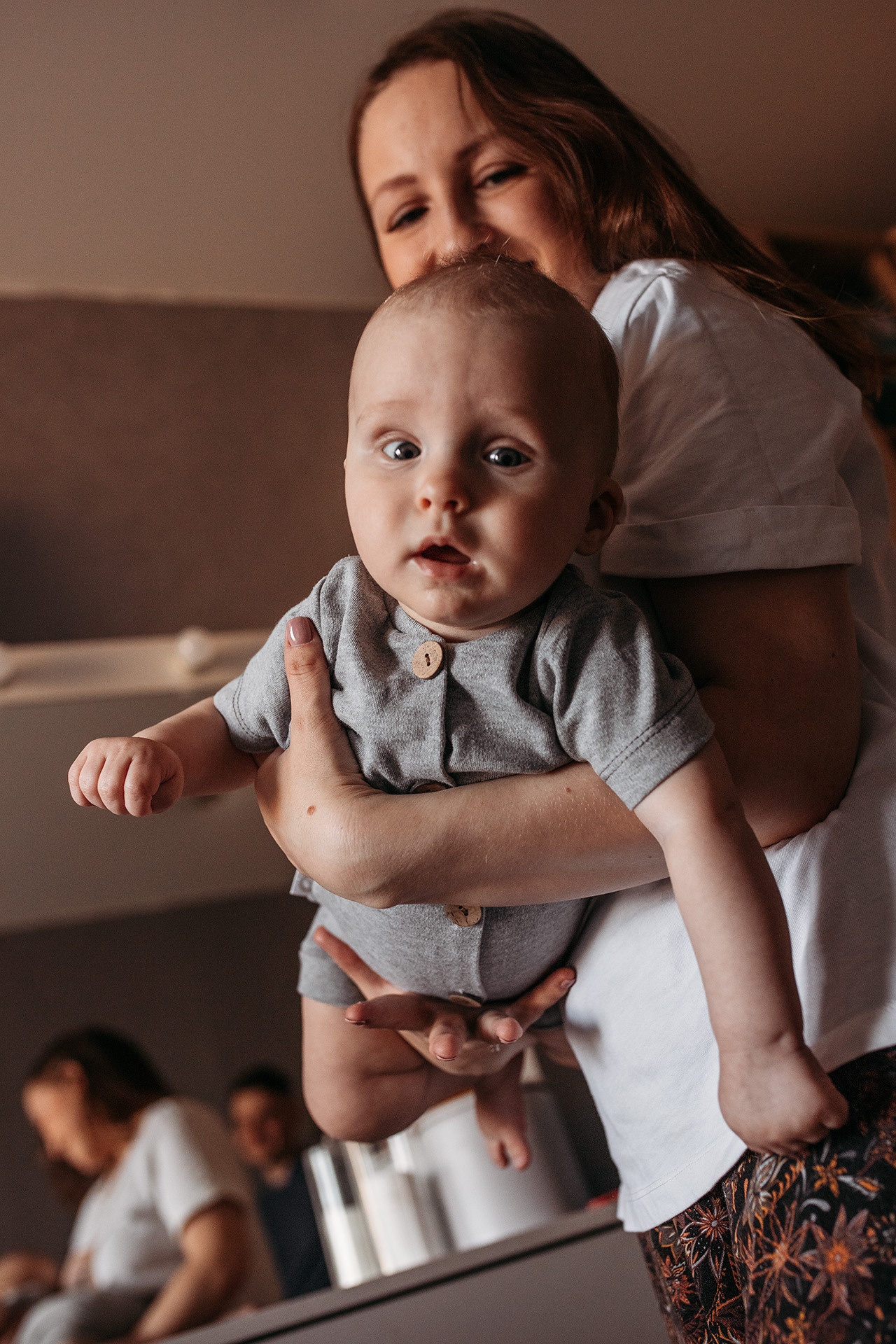 Аня, домашняя съемка. Семейный фотограф Москва