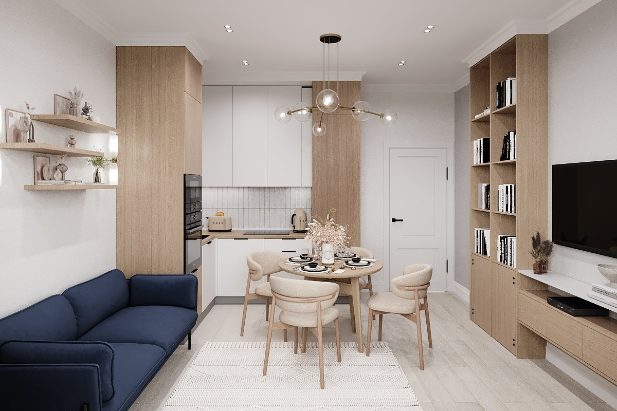 Москва, ЖК Nagatino i-Land. Modern Muf студия дизайна интерьера