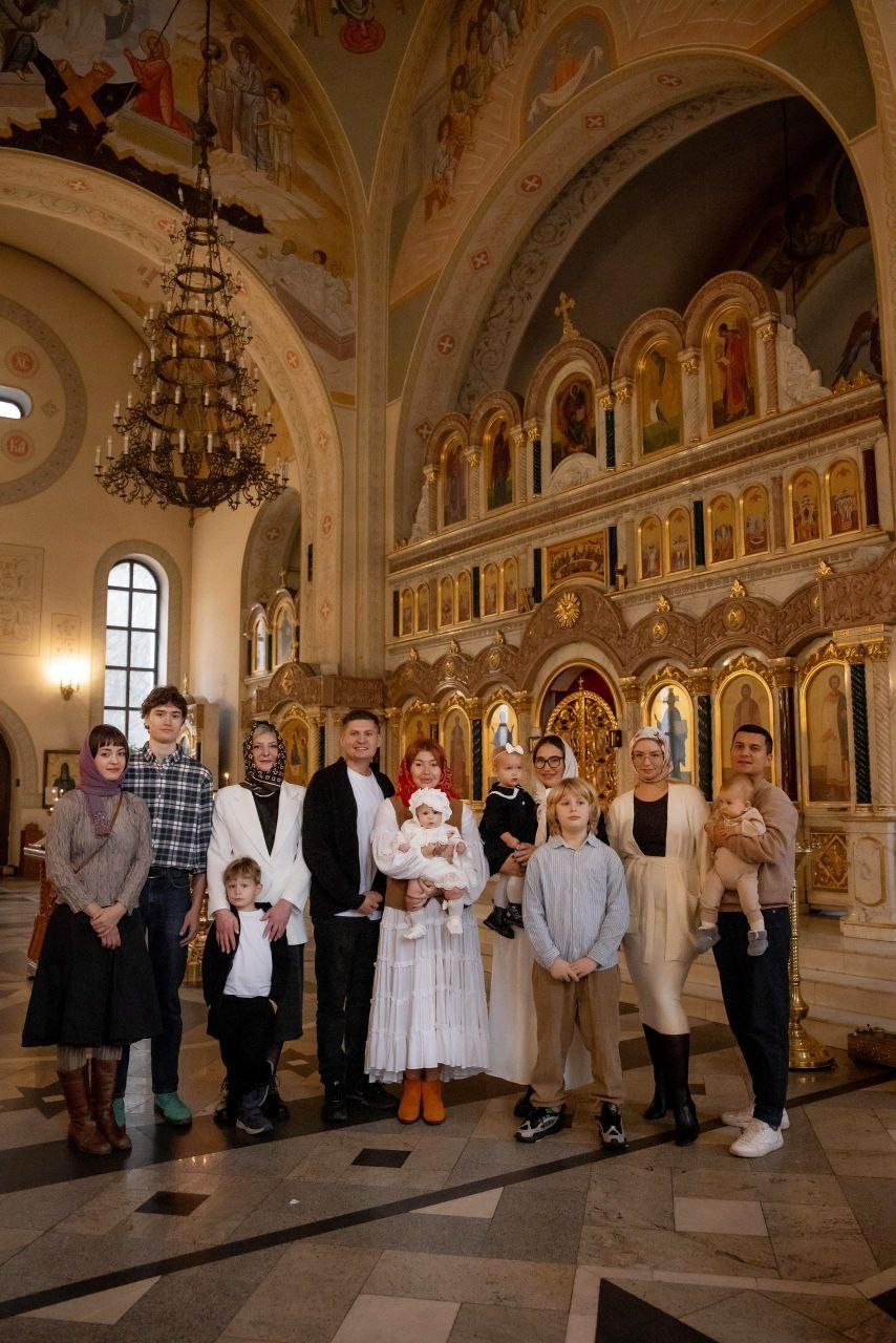 Таинство Крещения. Семейный фотограф в Москве
