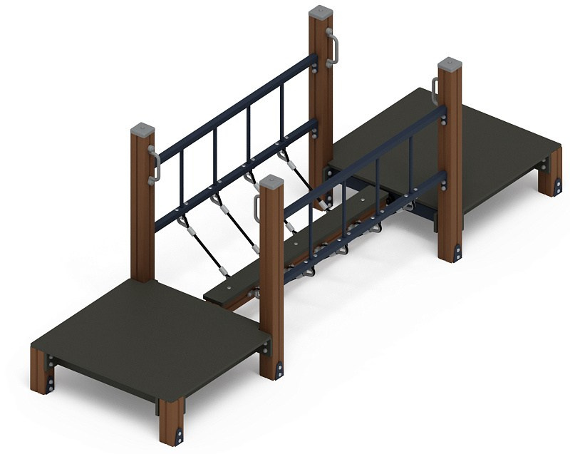 Спортивная серия - СК 1.01.14-01 Габариты (ШхДхВ): 3500х1000х1250 Зона безопасности, мм: 6500х4000