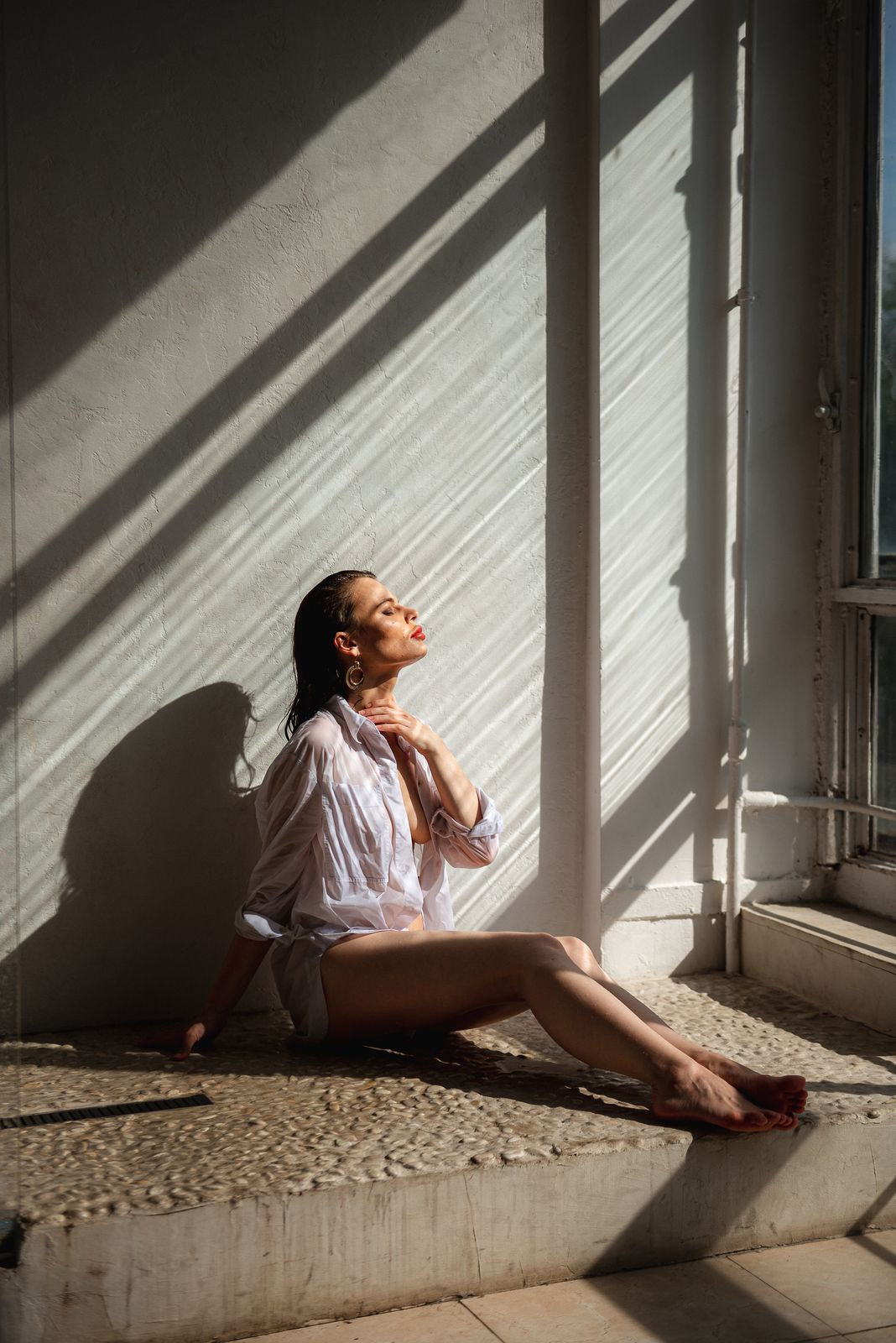 Фотосессия в душе. Фотостудия 3313. Semerlina.ru