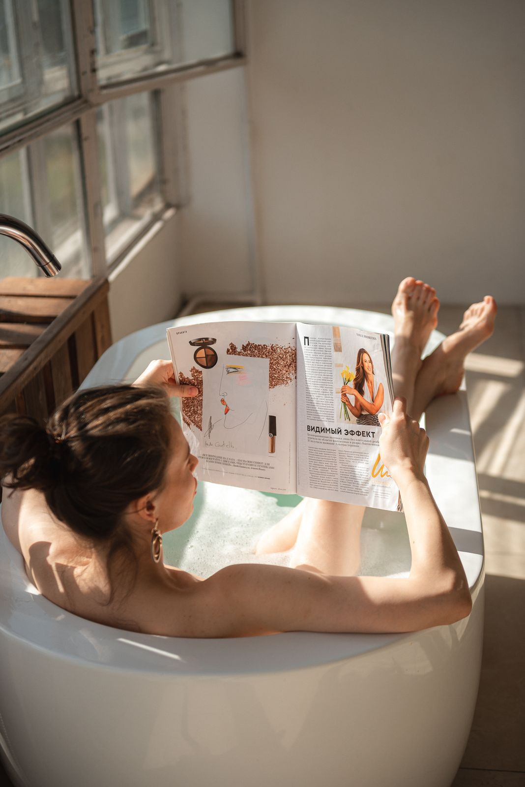 Фотосессия в душе. Фотостудия 3313. Semerlina.ru