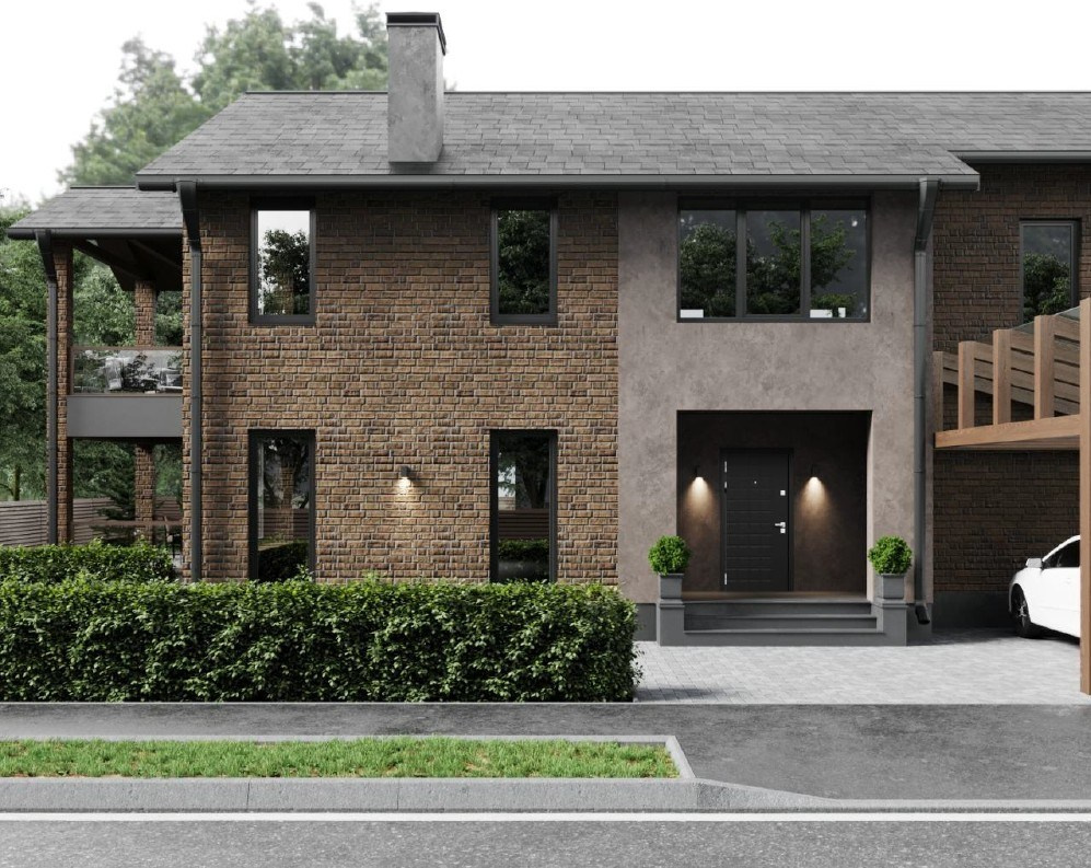 Брутальный «Barnhaus». Дизайнер интерьера&Архитектор