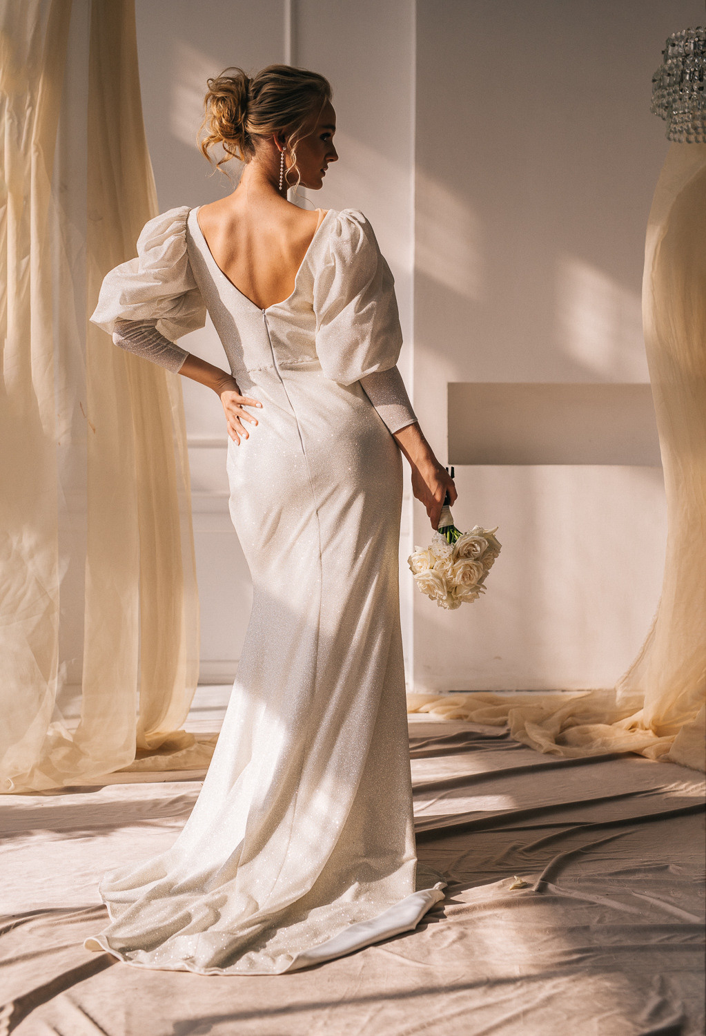 Невеста в студии. Свадебный фотограф Виктория Чуйко Магнитогорск. Визуал для бизнеса