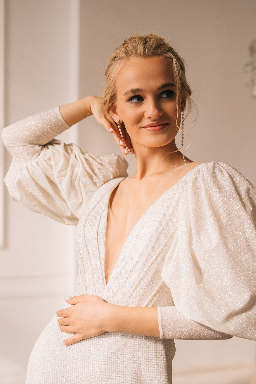 Невеста в студии. Свадебный фотограф Виктория Чуйко Магнитогорск. Визуал для бизнеса