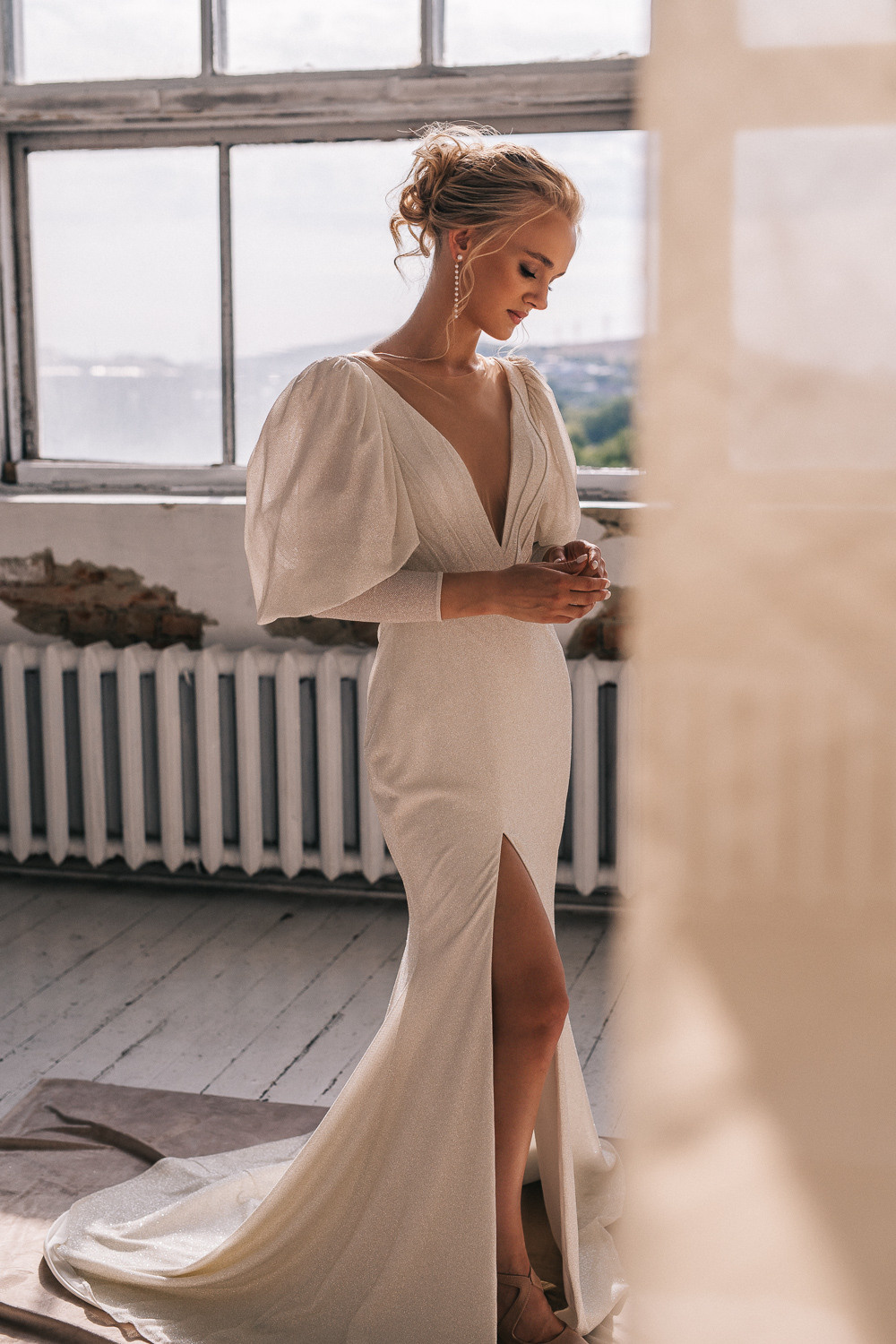 Невеста в студии. Свадебный фотограф Виктория Чуйко Магнитогорск. Визуал для бизнеса