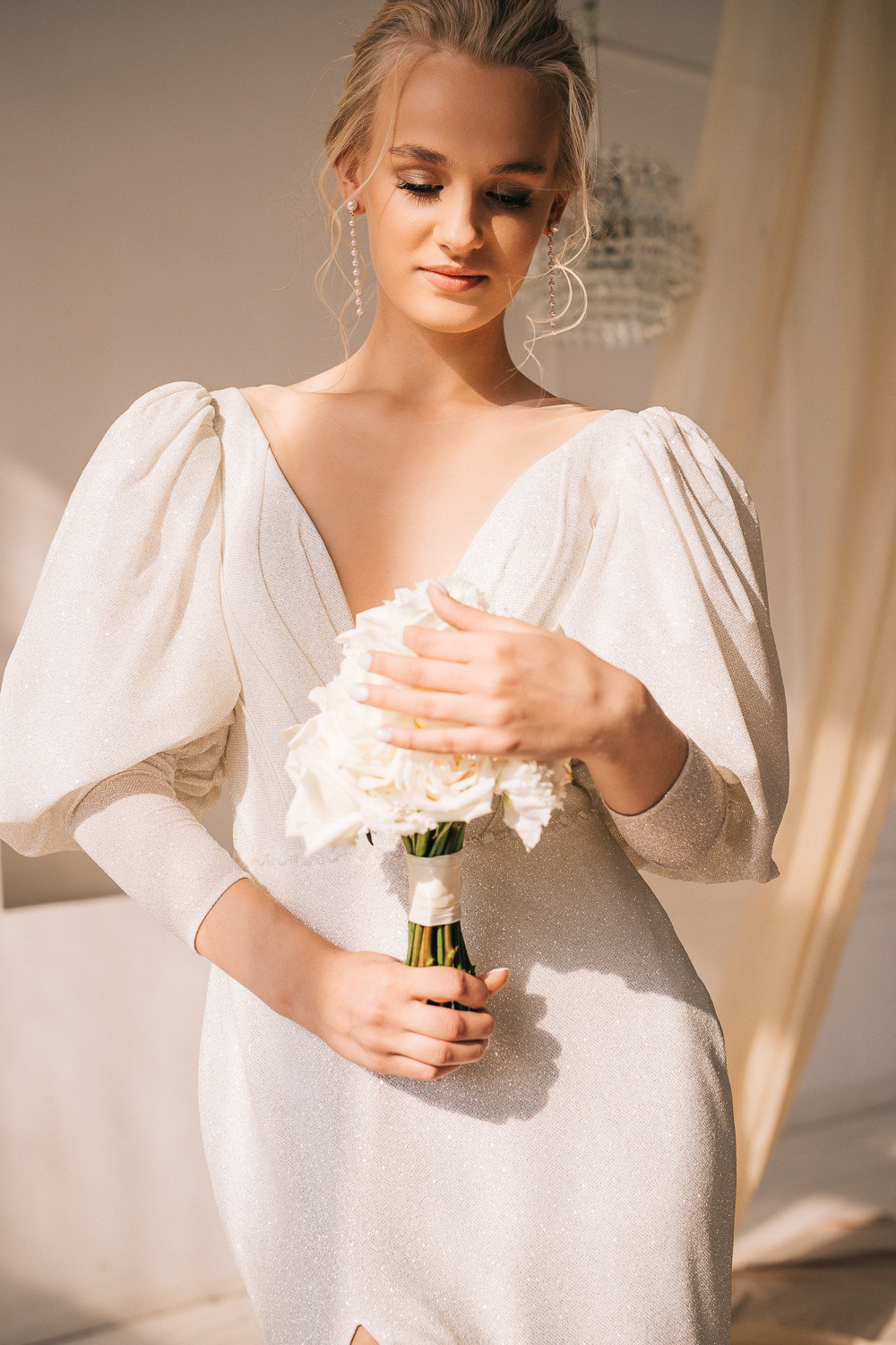 Невеста в студии. Свадебный фотограф Виктория Чуйко Магнитогорск. Визуал для бизнеса