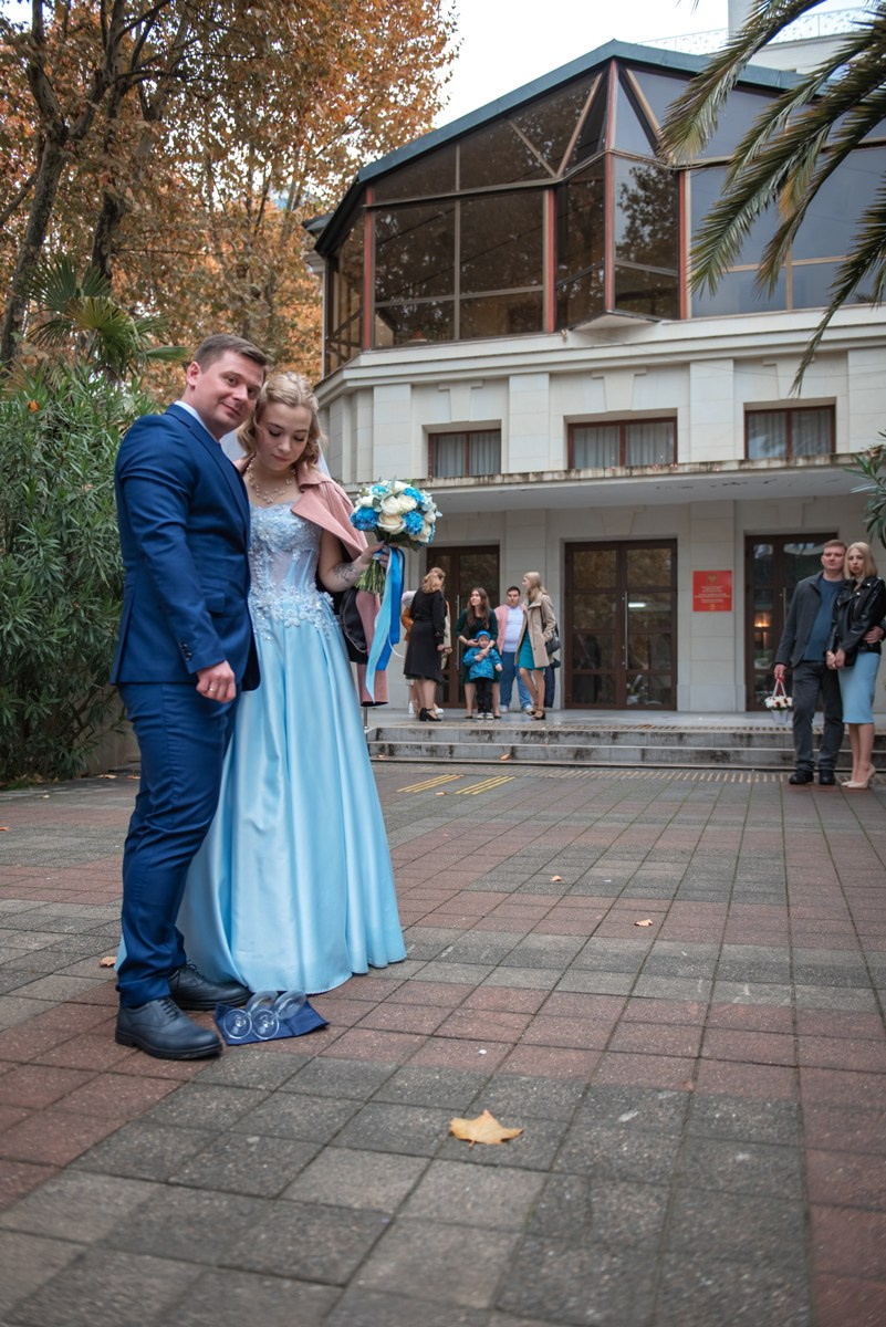 ЗАГС + прогулка Денис и Настя. Семейный и коммерческий фотограф в Сочи Александр Бодунов