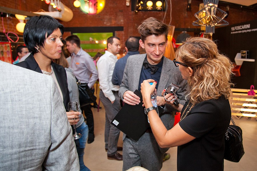 Презентация итальянской мебели в салоне LIGHTERRA, октябрь 2012. Портретные фотографы в Москве — Анна и Алексей Бородины