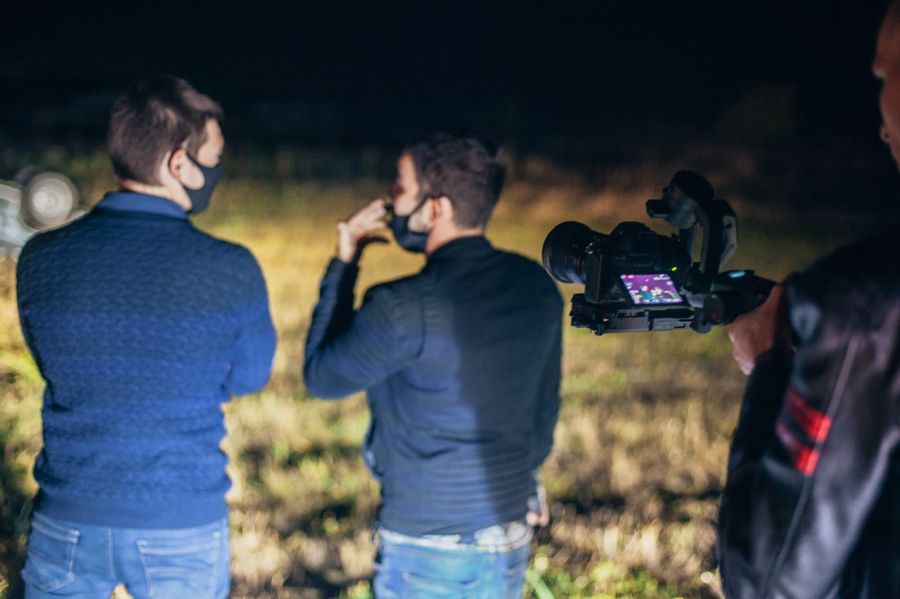 Бэкстейдж съемка рекламы. Фотограф Денис Денисов