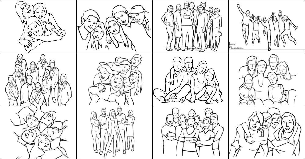 ПОЗИРОВАНИЕ СЕМЬЯ