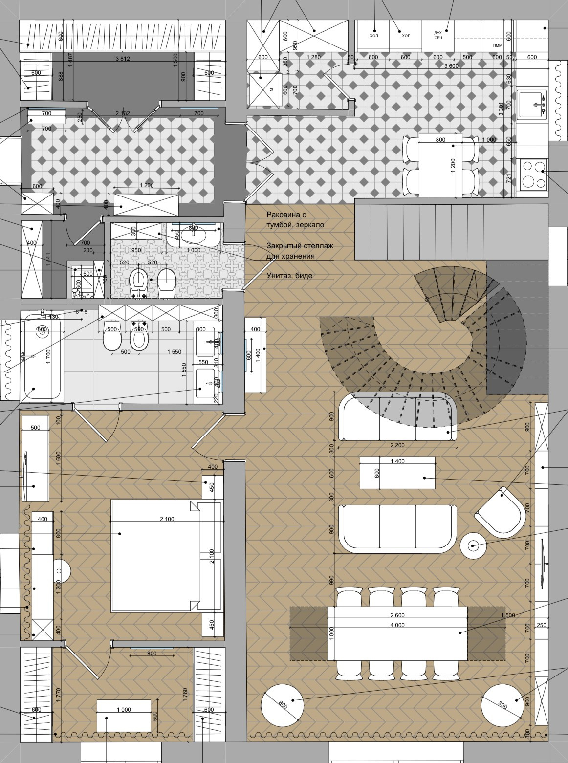 Дом 320 м² для большой семьи в Парижском стиле🤍