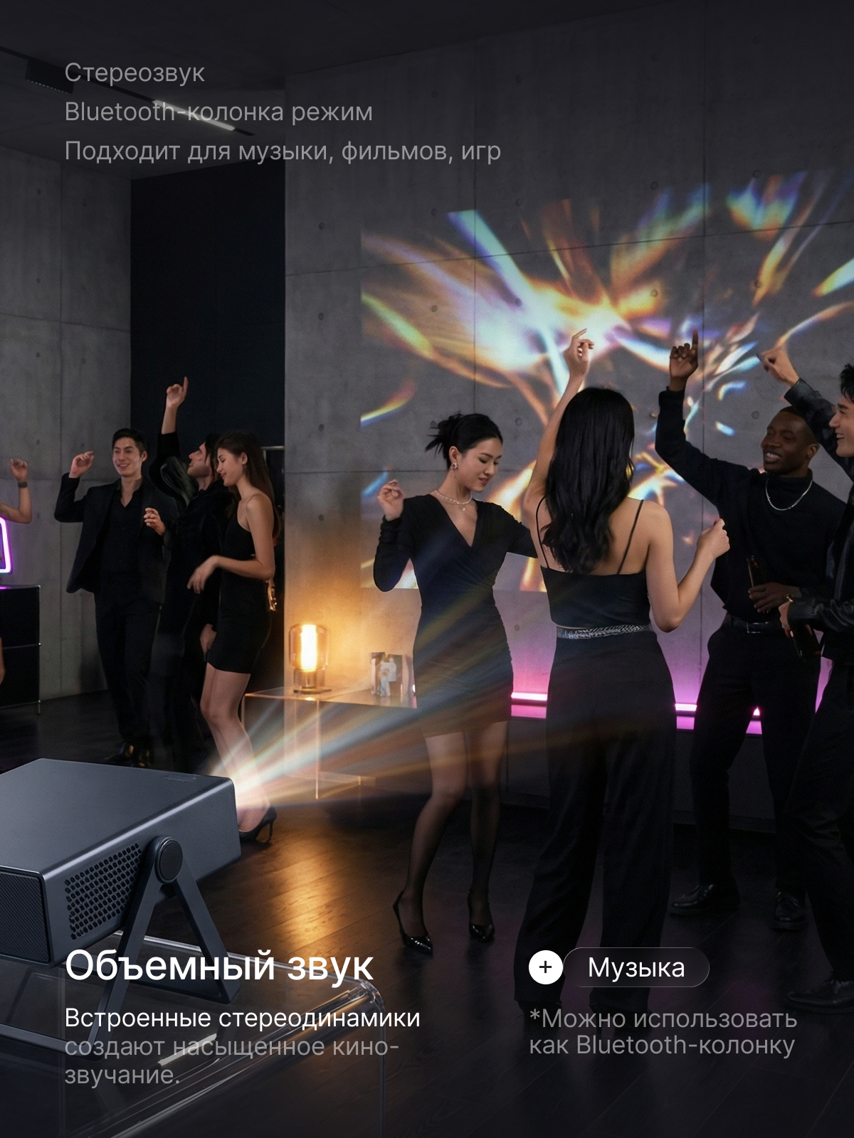 Проектор. Инфографика | Визуальный нейромаркетинг | Дизайн карточек для маркетплейсов