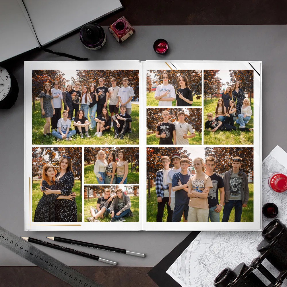 3 разворота 9кл. Детский, семейный и школьный фотограф Светлана Волжанина