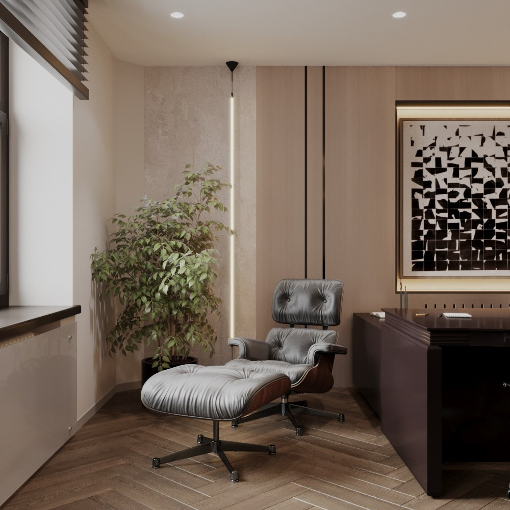 Кабинет директора. АСТАХОВА DESIGN дизайн интерьера +7 985 220 6109