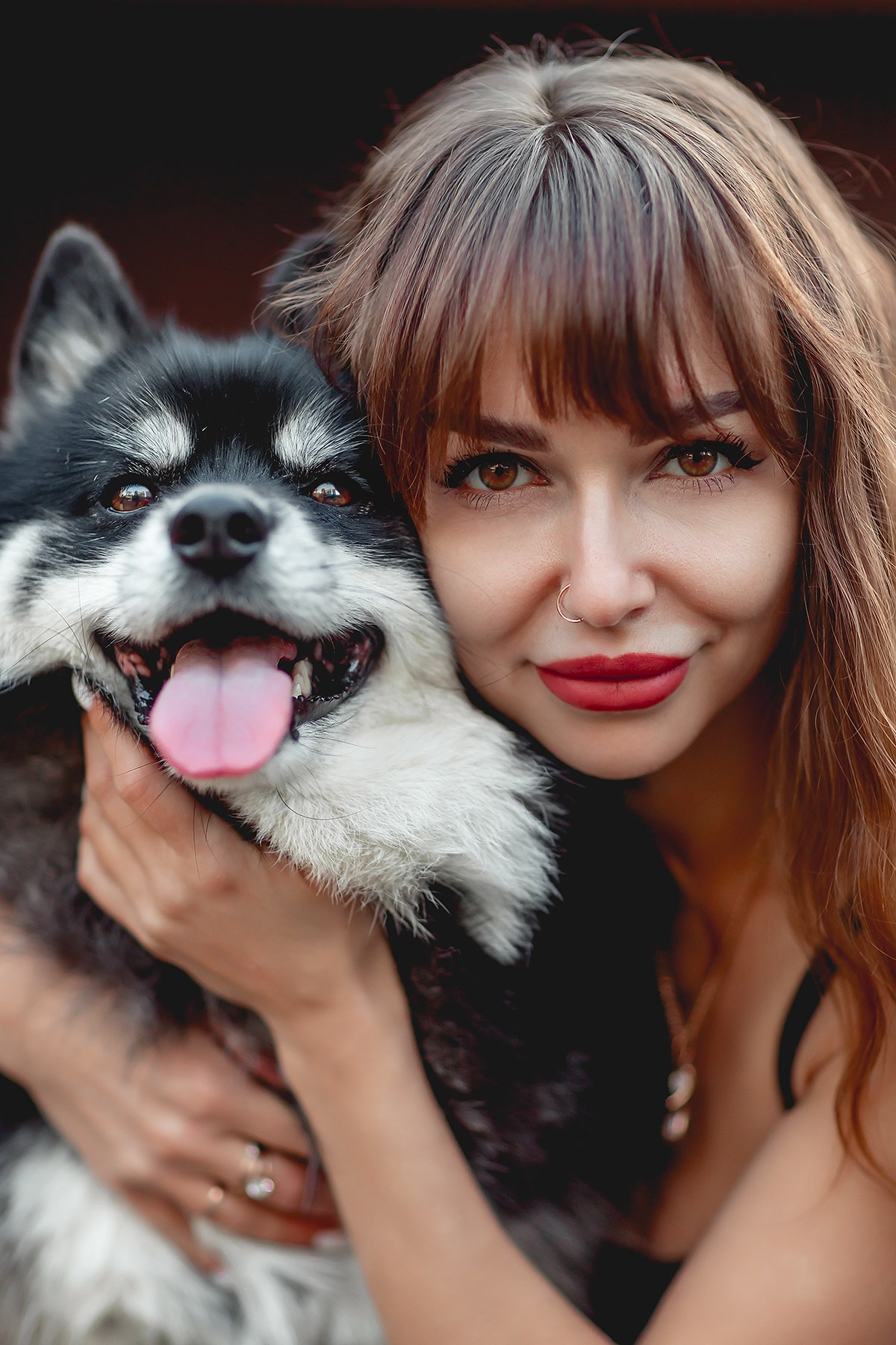 Надежда, Дмитрий и Марсель. Семейный фотограф анималист Мария Крючкова