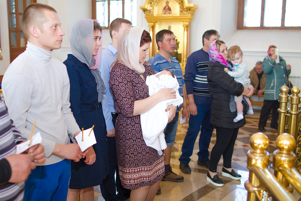Крещение. Профессиональный Фотограф в Москве Андрей Славнов