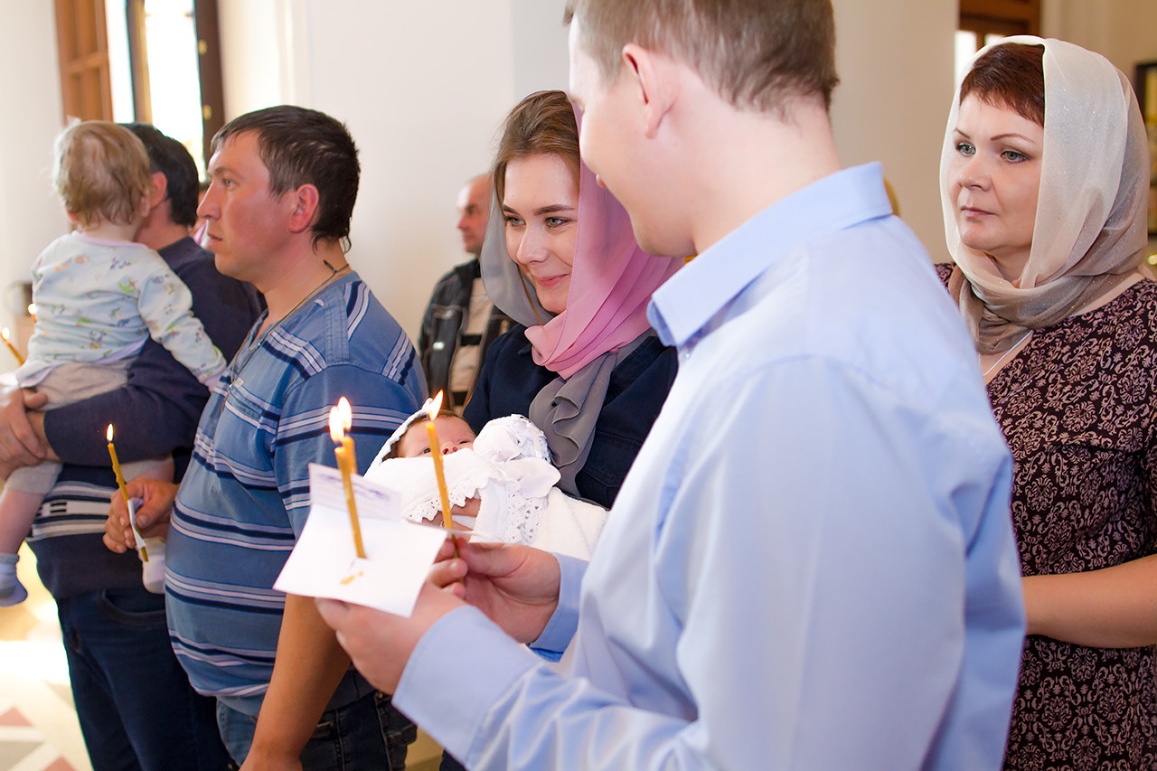 Крещение. Профессиональный Фотограф в Москве Андрей Славнов