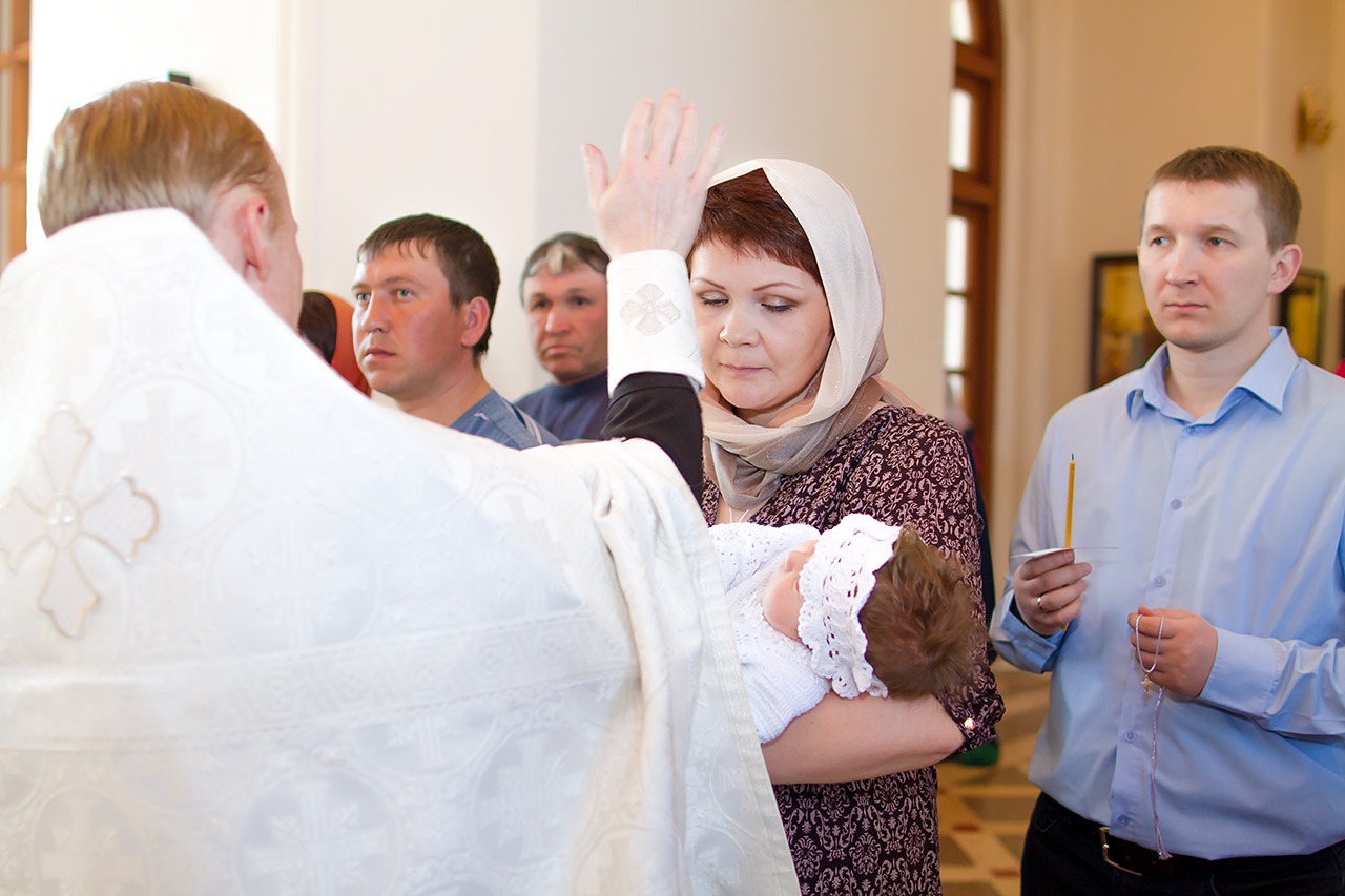 Крещение. Профессиональный Фотограф в Москве Андрей Славнов