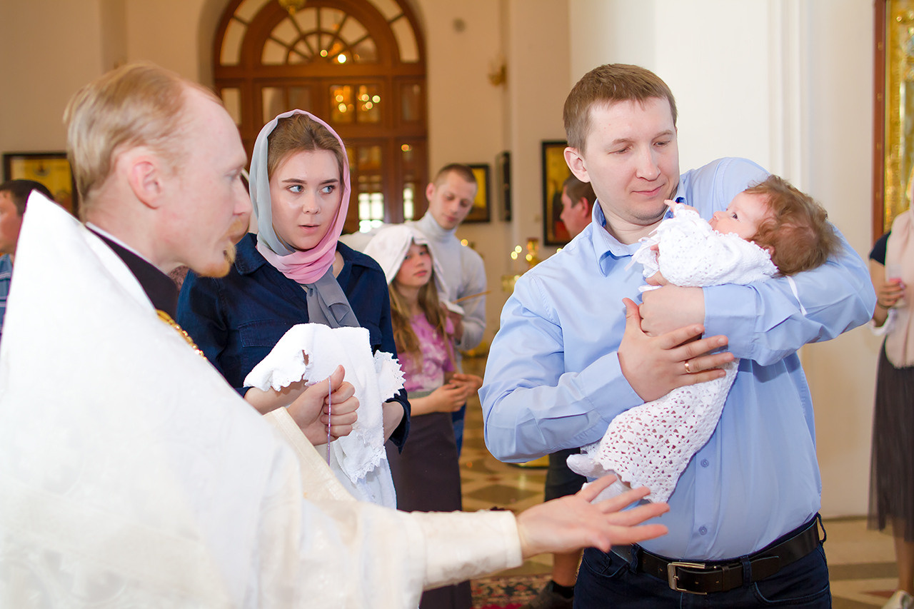 Крещение. Профессиональный Фотограф в Москве Андрей Славнов
