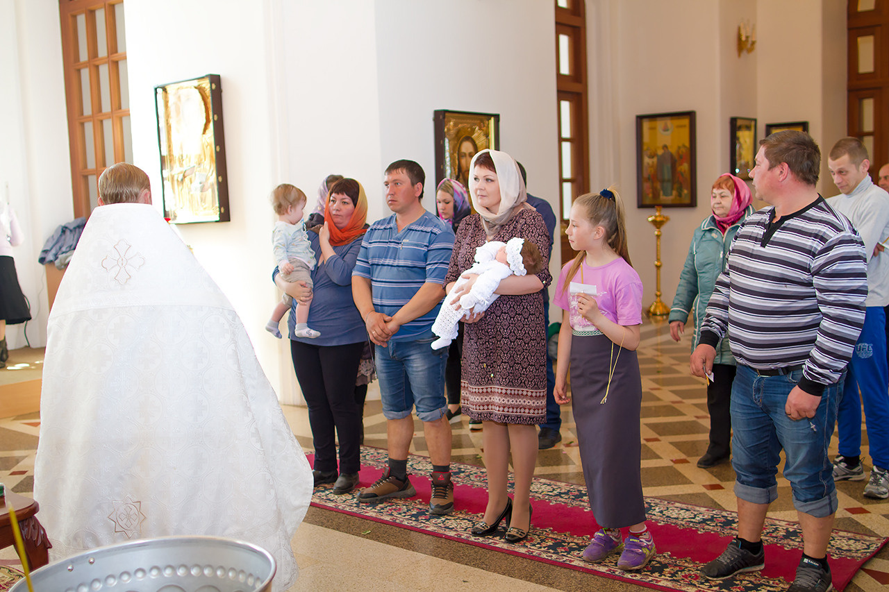 Крещение. Профессиональный Фотограф в Москве Андрей Славнов