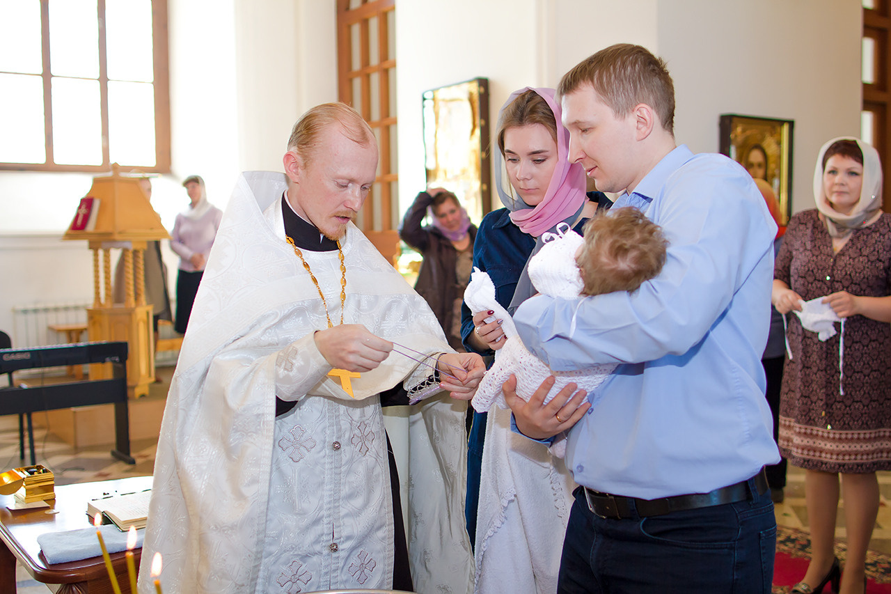 Крещение. Профессиональный Фотограф в Москве Андрей Славнов