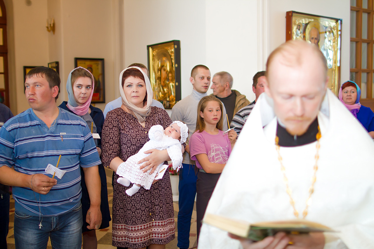 Крещение. Профессиональный Фотограф в Москве Андрей Славнов
