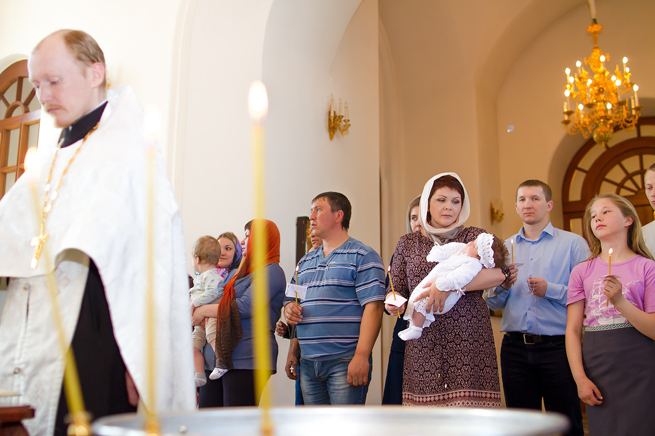 Крещение. Профессиональный Фотограф в Москве Андрей Славнов