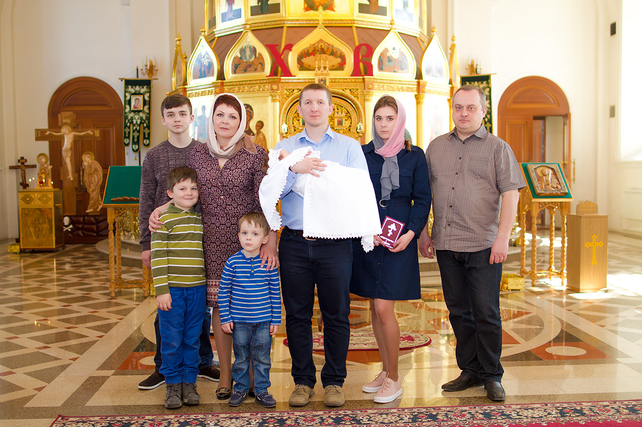 Крещение. Профессиональный Фотограф в Москве Андрей Славнов