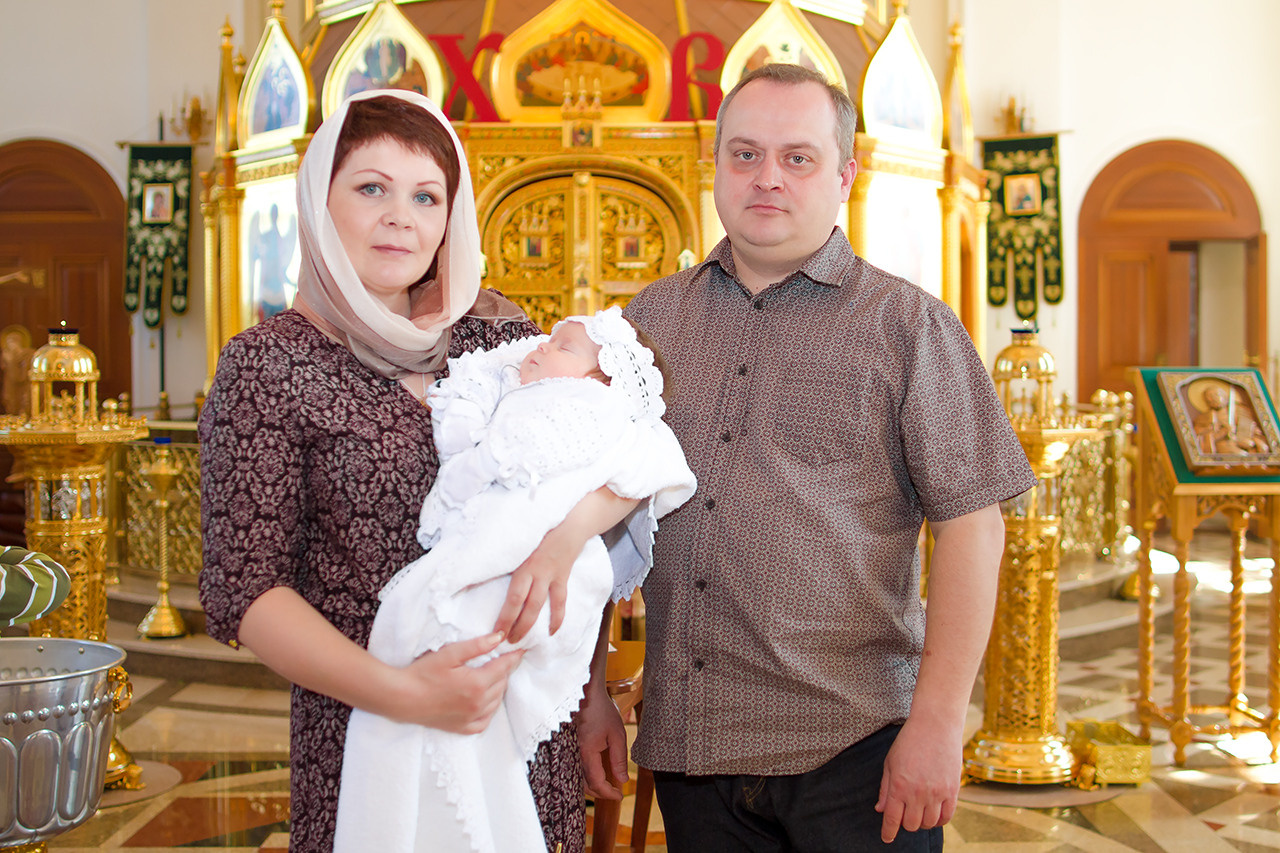 Крещение. Профессиональный Фотограф в Москве Андрей Славнов