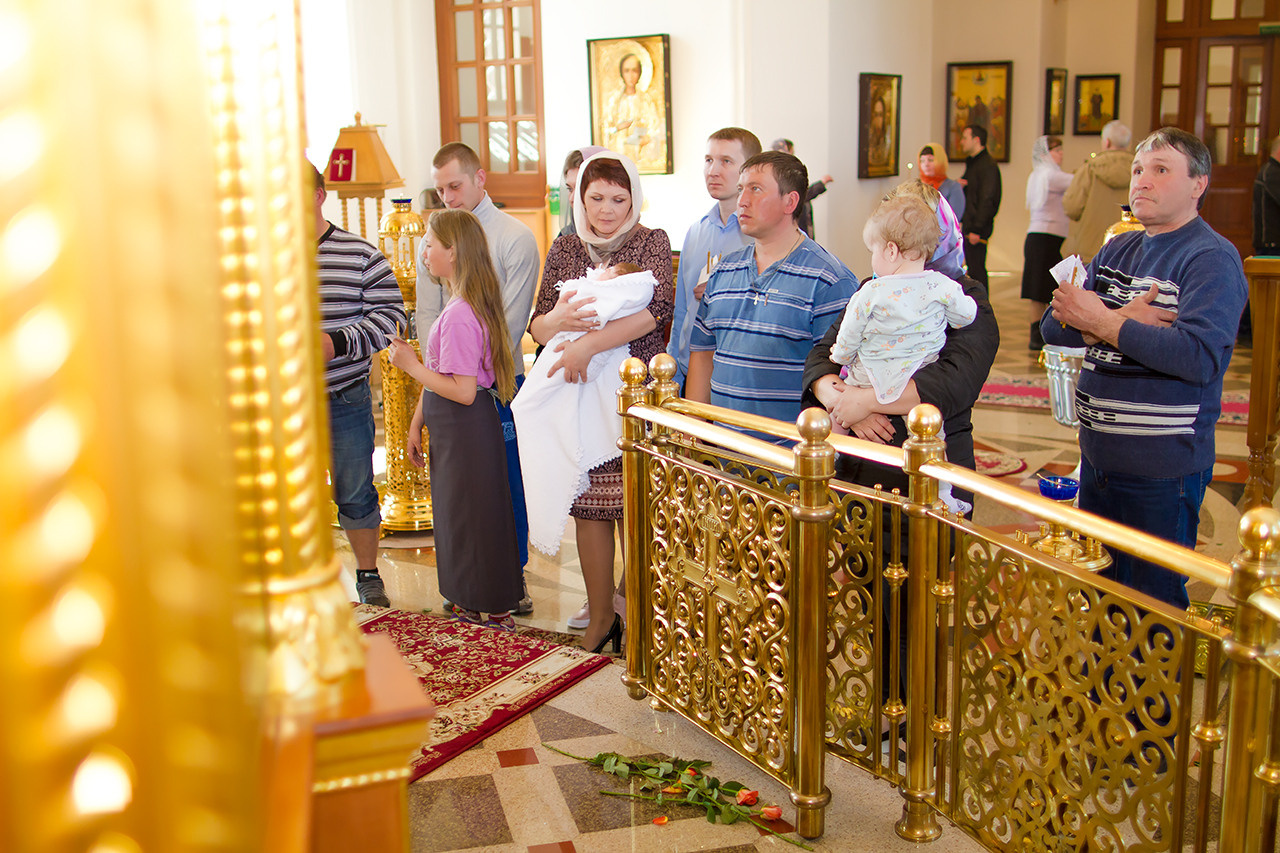 Крещение. Профессиональный Фотограф в Москве Андрей Славнов