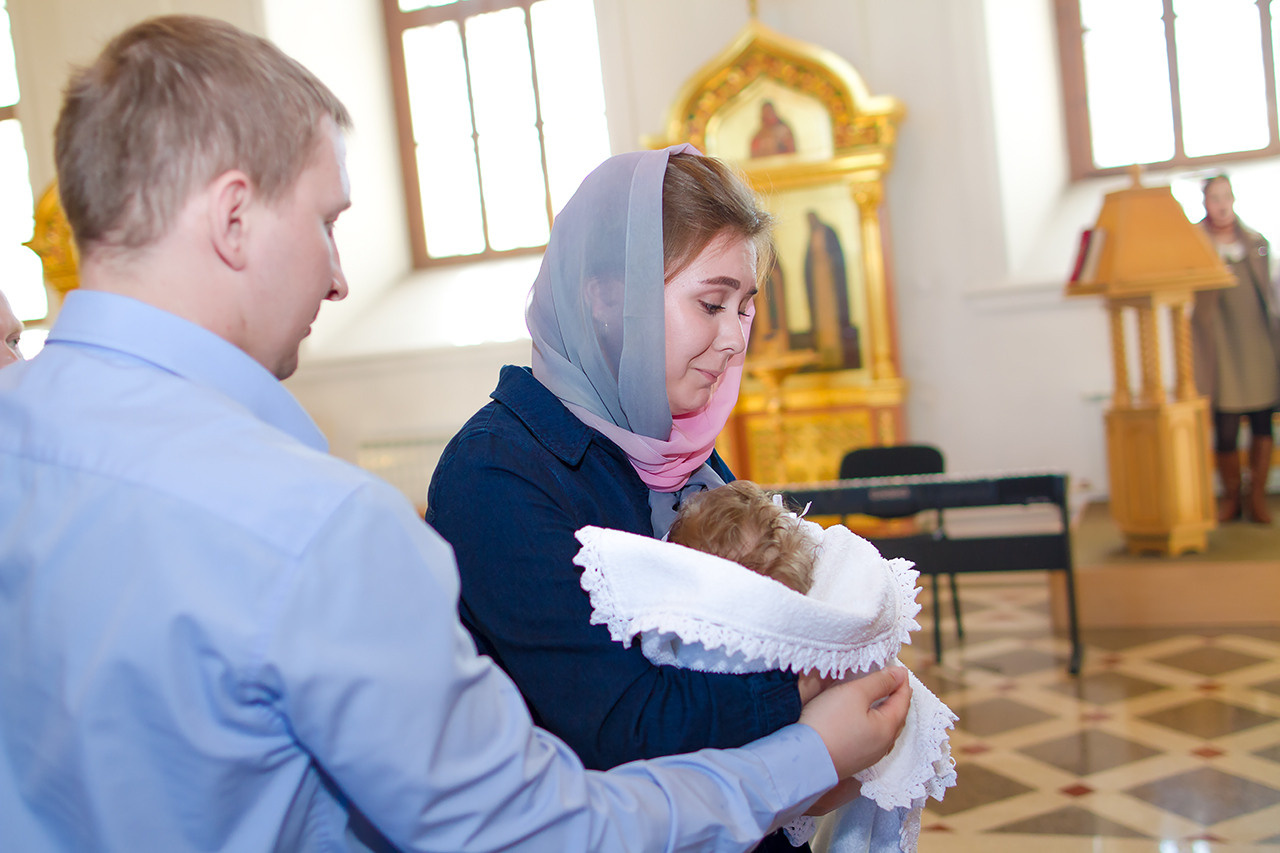 Крещение. Профессиональный Фотограф в Москве Андрей Славнов