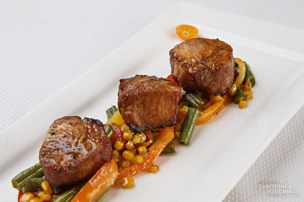 Съёмка блюд для меню