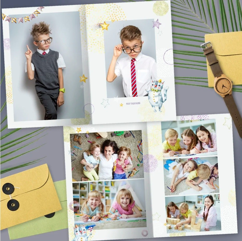 Толстые котики. Выпускной альбом в Реутово для школ и детских садов