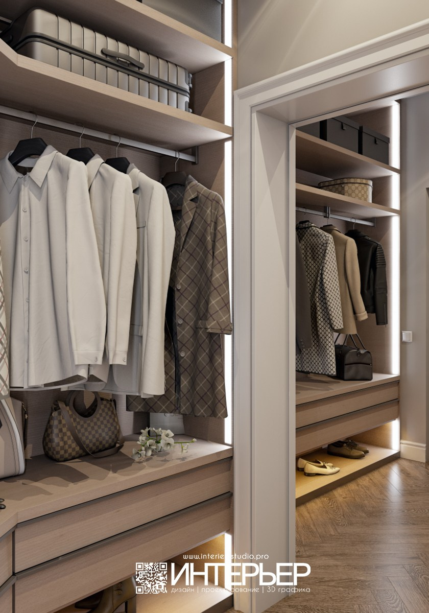 Дизайн-проект квартиры в ЖК на ул. Дзержинского г. Кисловодск. Дизайн интерьера, 3D визуализация и 3D моделирование. Создание проектов и чертежей. КМВ: Кисловодск, Пятигорск, Ессентуки и удаленно