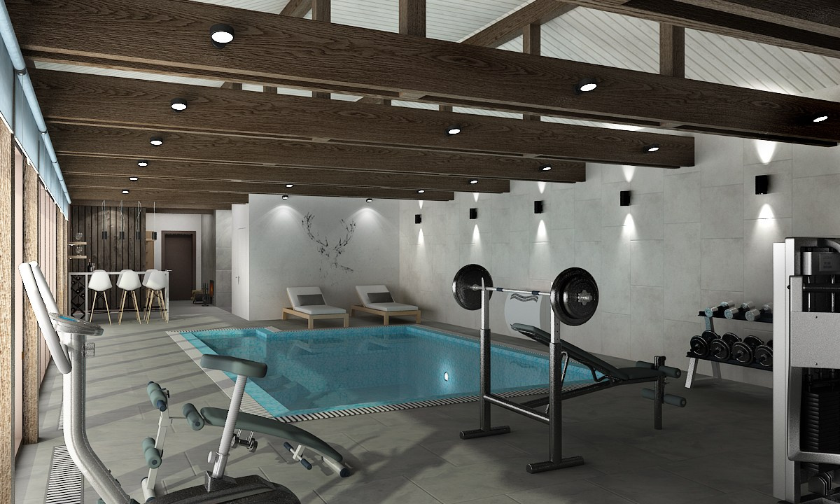 Бассейн в Энколово. Дизайнер в Санкт-Петербурге Дмитрий Цыбулько