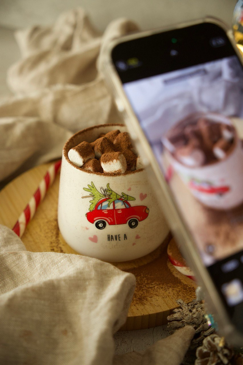 Новогодний марафон по мобильной предметной съемке и визуалу. Anushikcreates