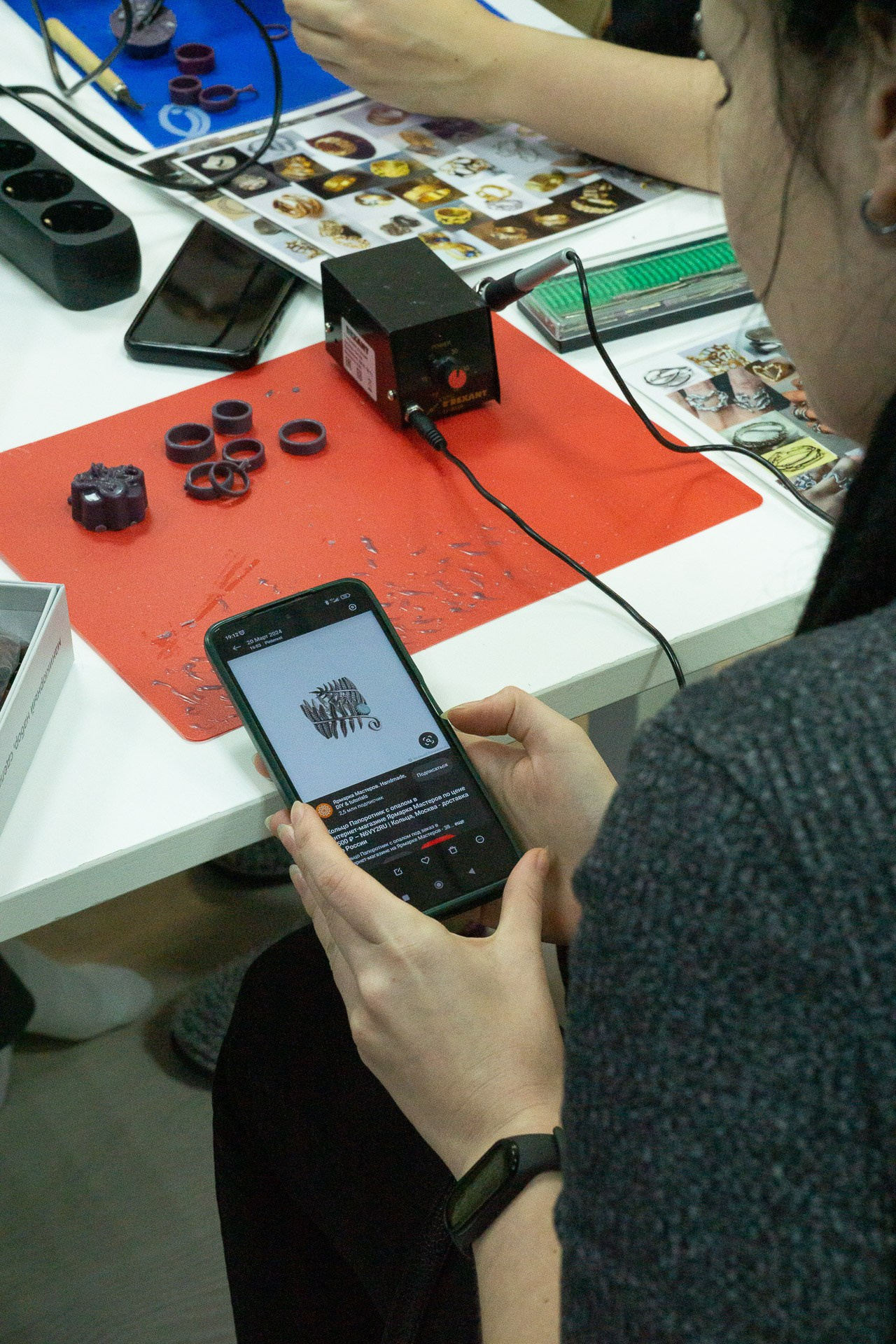 Мастер класс по изготовлению колец из серебра. Фотограф в Екатеринбурге Яна Круташова