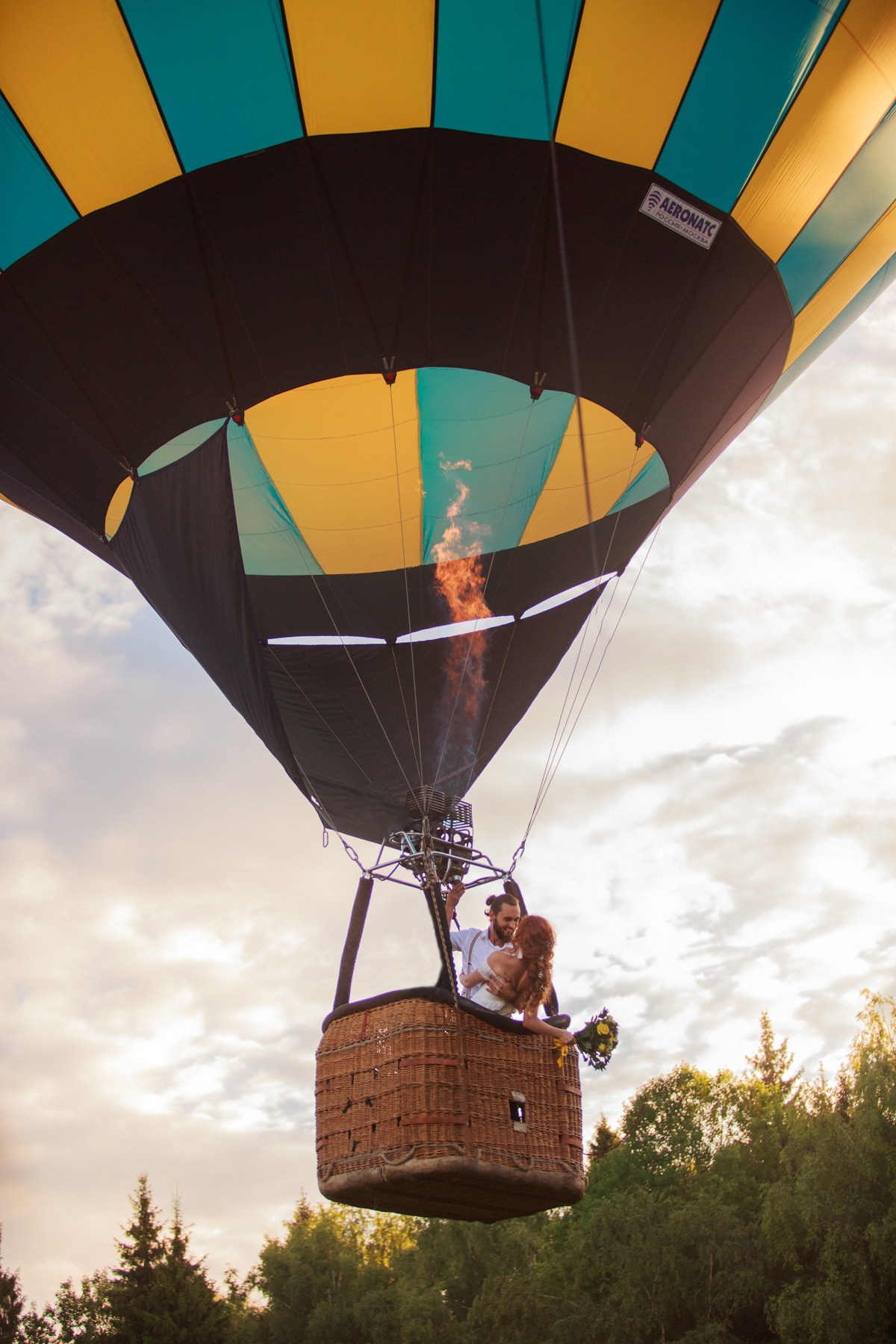 На большом воздушном шаре. Семейный и детский фотограф в Москве Мария Быкова