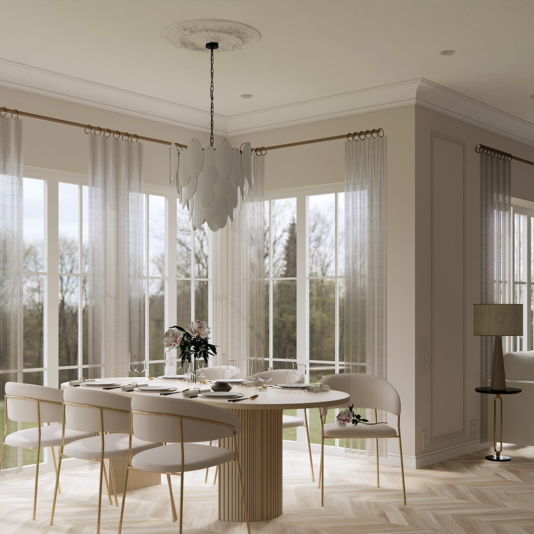 Design of a country house in Stockholm. Interior designer Stockholm