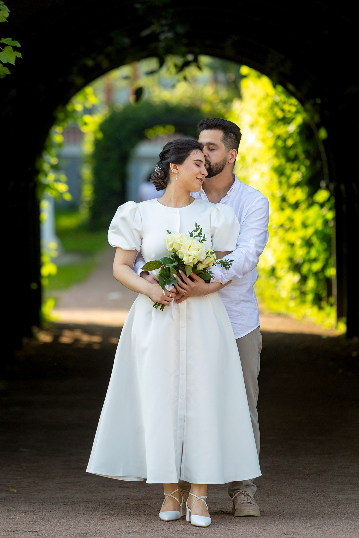 М + И (прогулка в Кусково). Портретные фотографы в Москве — Анна и Алексей Бородины
