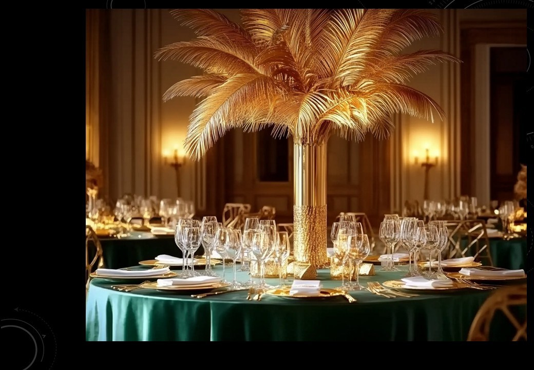 Концепция декора для корпоративного мероприятия в стиле «Лас-Вегас» для LAZAR DECOR. Главная